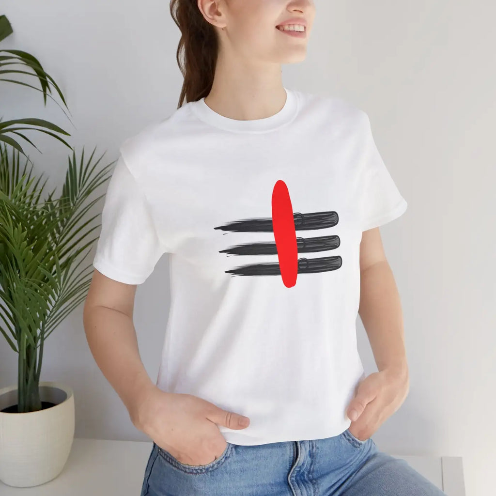 Lord Shiva Short Sleeve Tee - Mahadev Tilak Design - DipaliZ