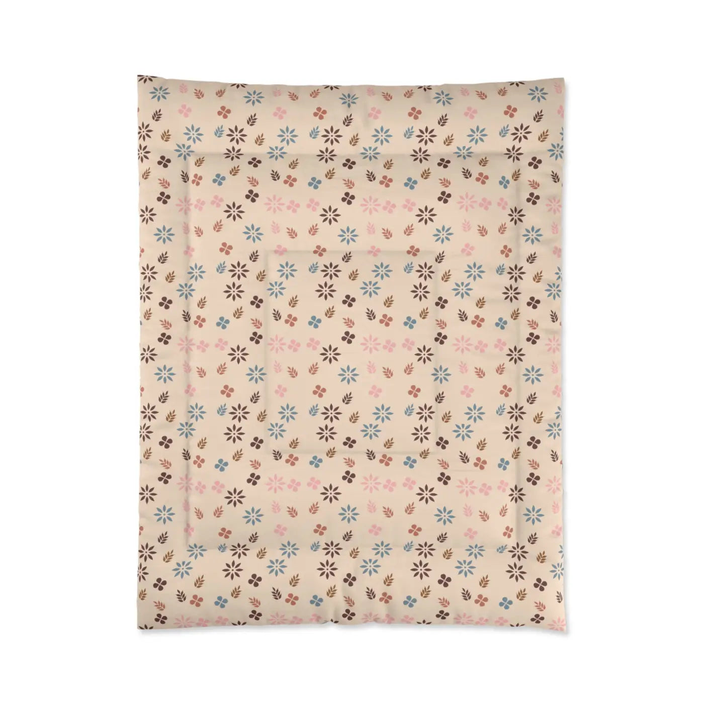 Floral Comforter - Sustainable Polyester Bedding - DipaliZ