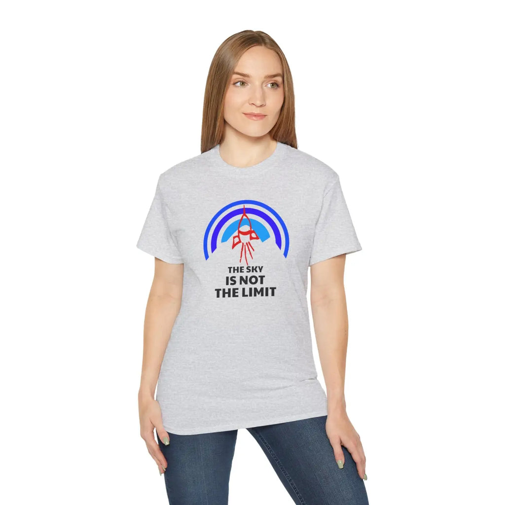 Skyis Not The Limit Tee - Ultra Cotton Inspirational - DipaliZ