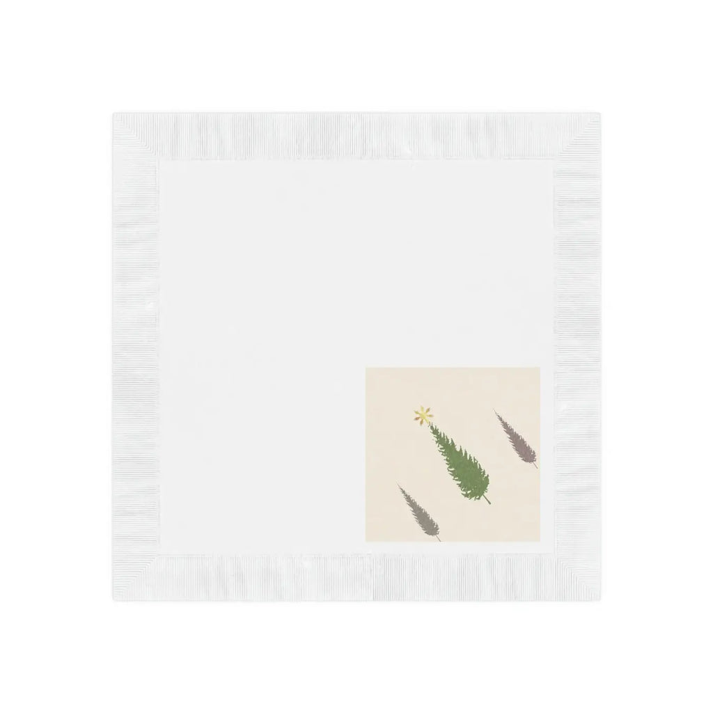 White Coined Napkins - Elegant Dining Essential - DipaliZ