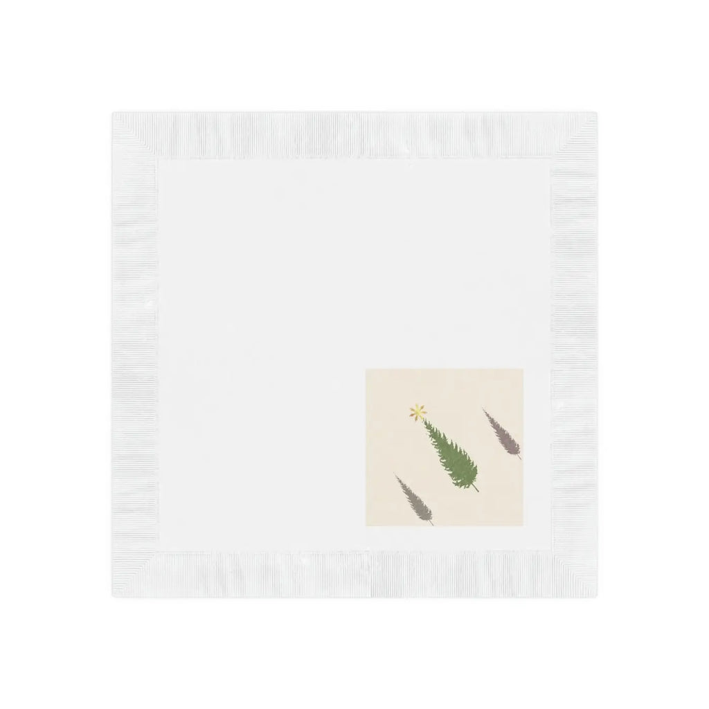 White Coined Napkins - Elegant Dining Essential - DipaliZ