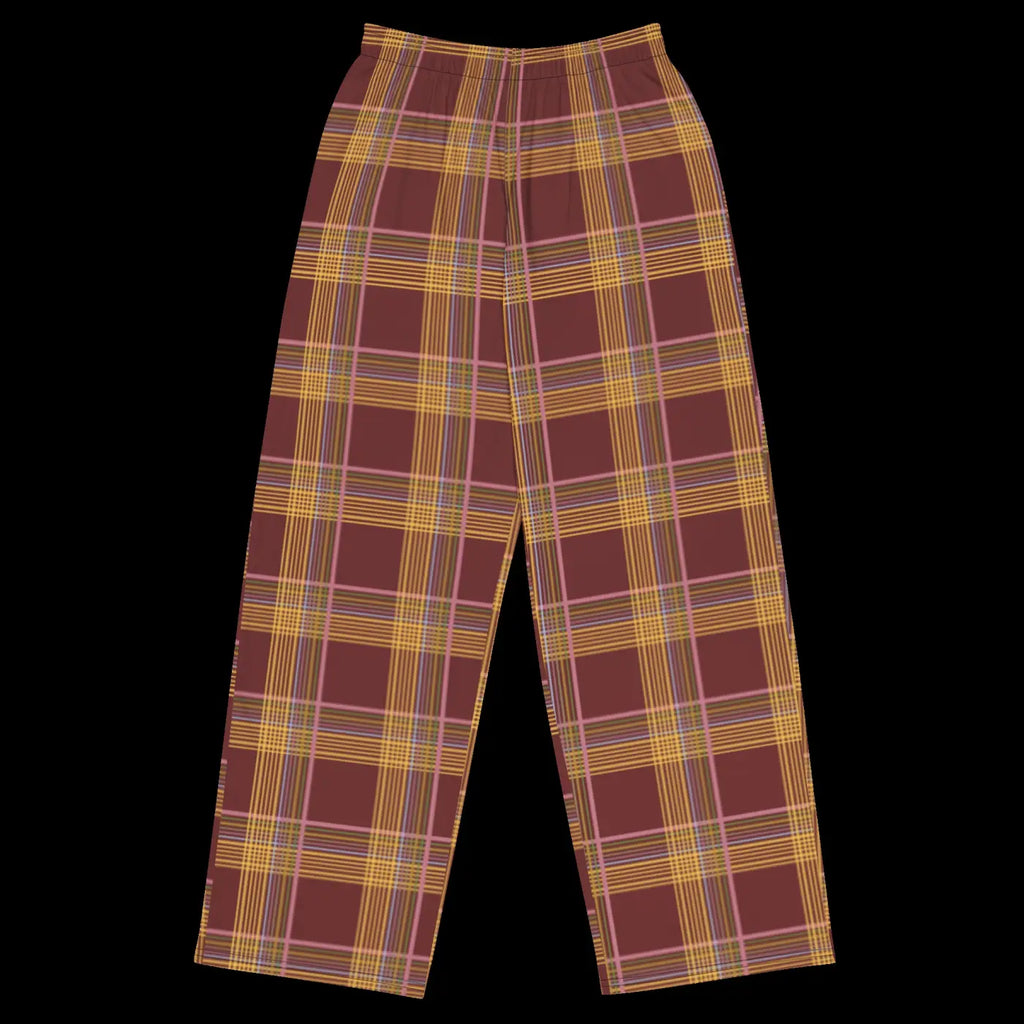 Wide Leg Pants - Striped Comfort Style - DipaliZ