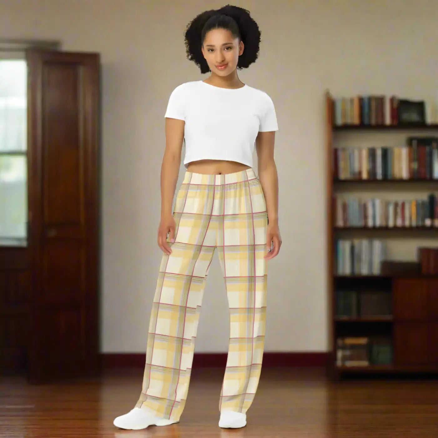 Vibrant Wide Leg Pants - Effortless All Day Comfort - DipaliZ