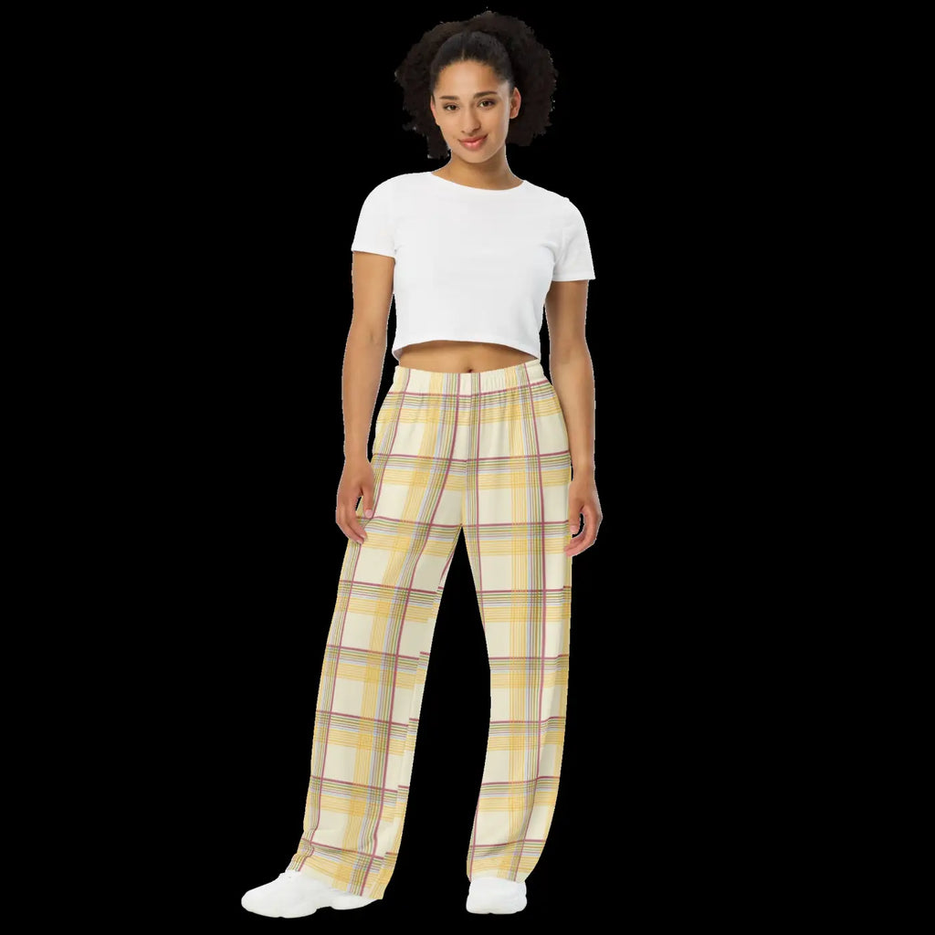 Vibrant Wide Leg Pants - Effortless All Day Comfort - DipaliZ