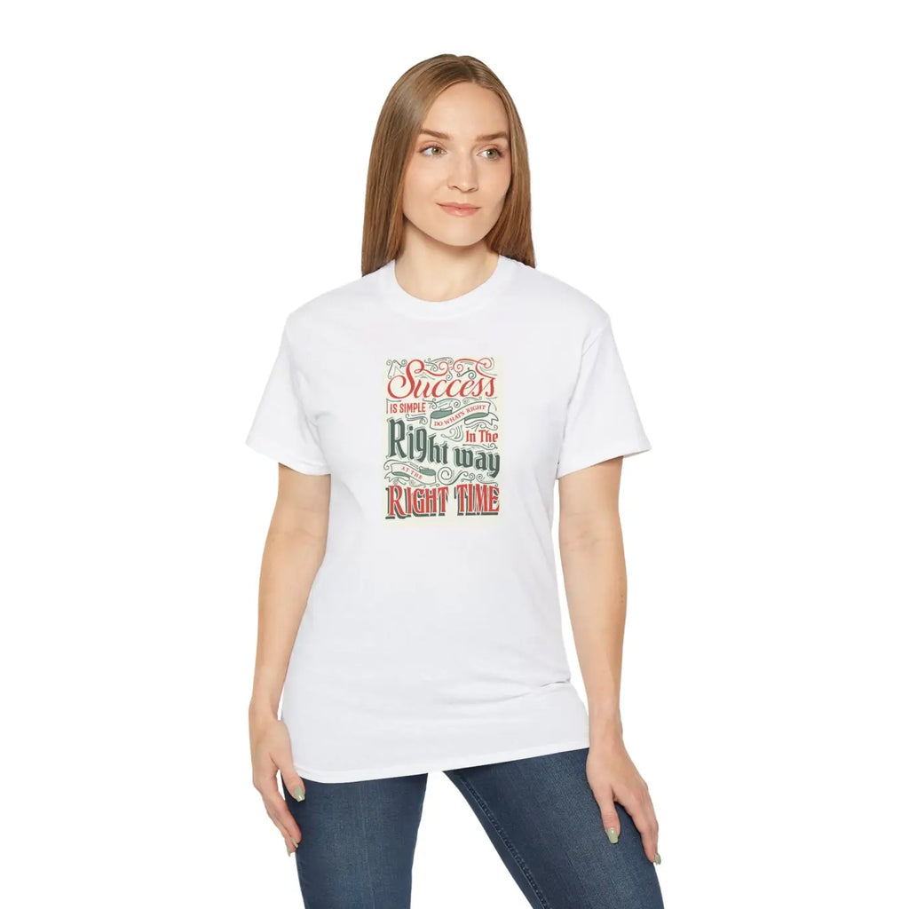 Unisex Ultra Cotton Tee - Success is Simple - DipaliZ