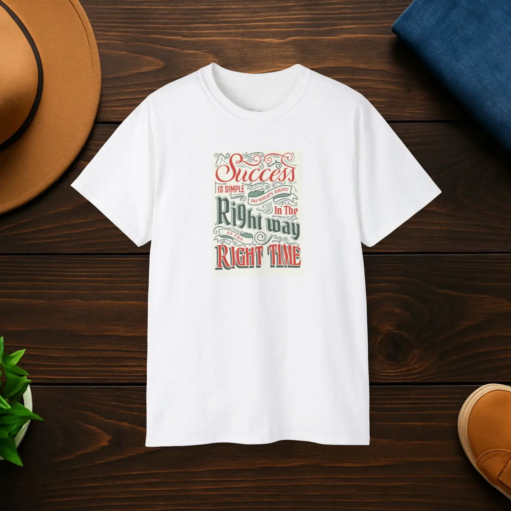 Unisex Ultra Cotton Tee - Success is Simple - DipaliZ