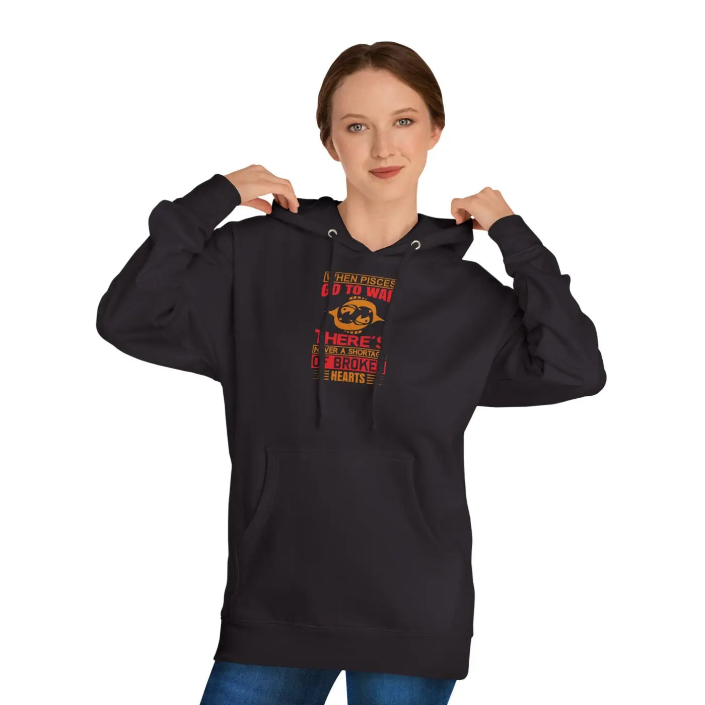 Unisex Hooded Sweatshirt - Sun Sign Pisces Custom - DipaliZ
