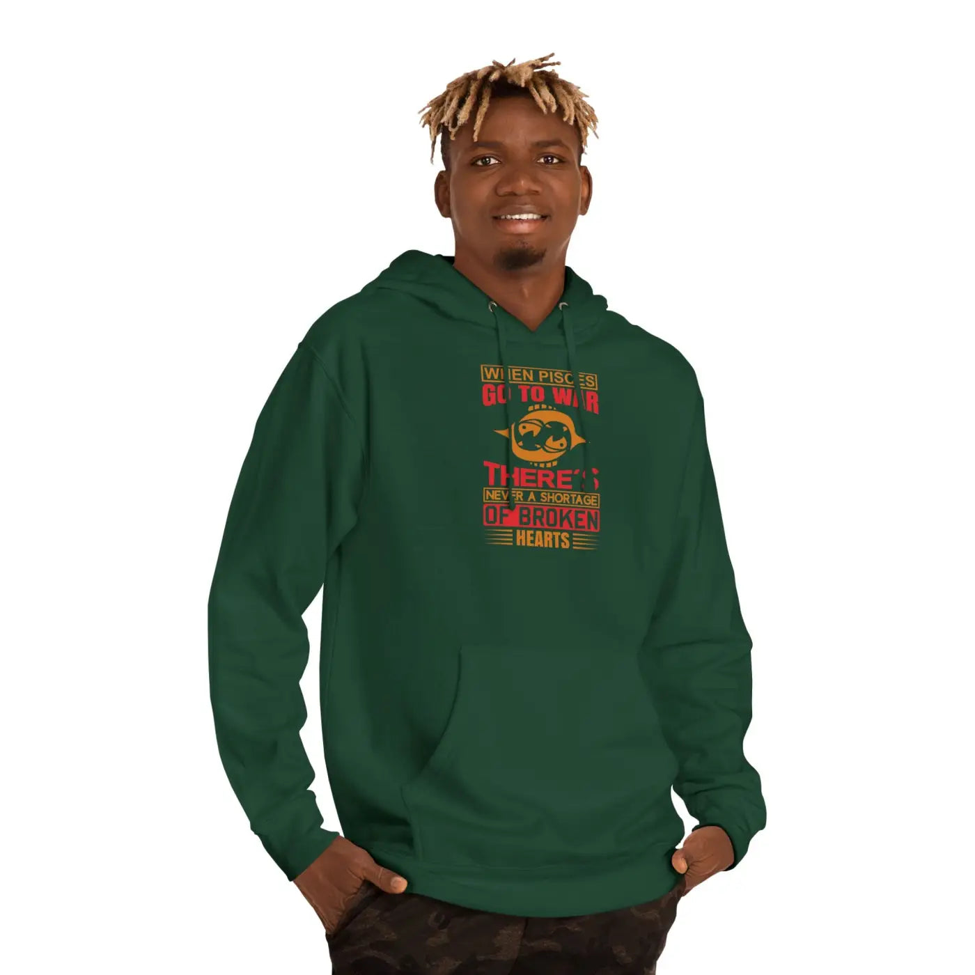 Unisex Hooded Sweatshirt - Sun Sign Pisces Custom - DipaliZ
