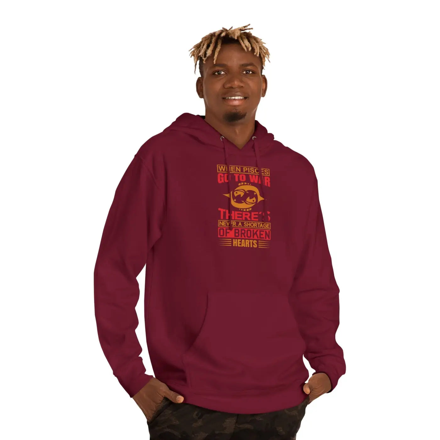 Unisex Hooded Sweatshirt - Sun Sign Pisces Custom - DipaliZ