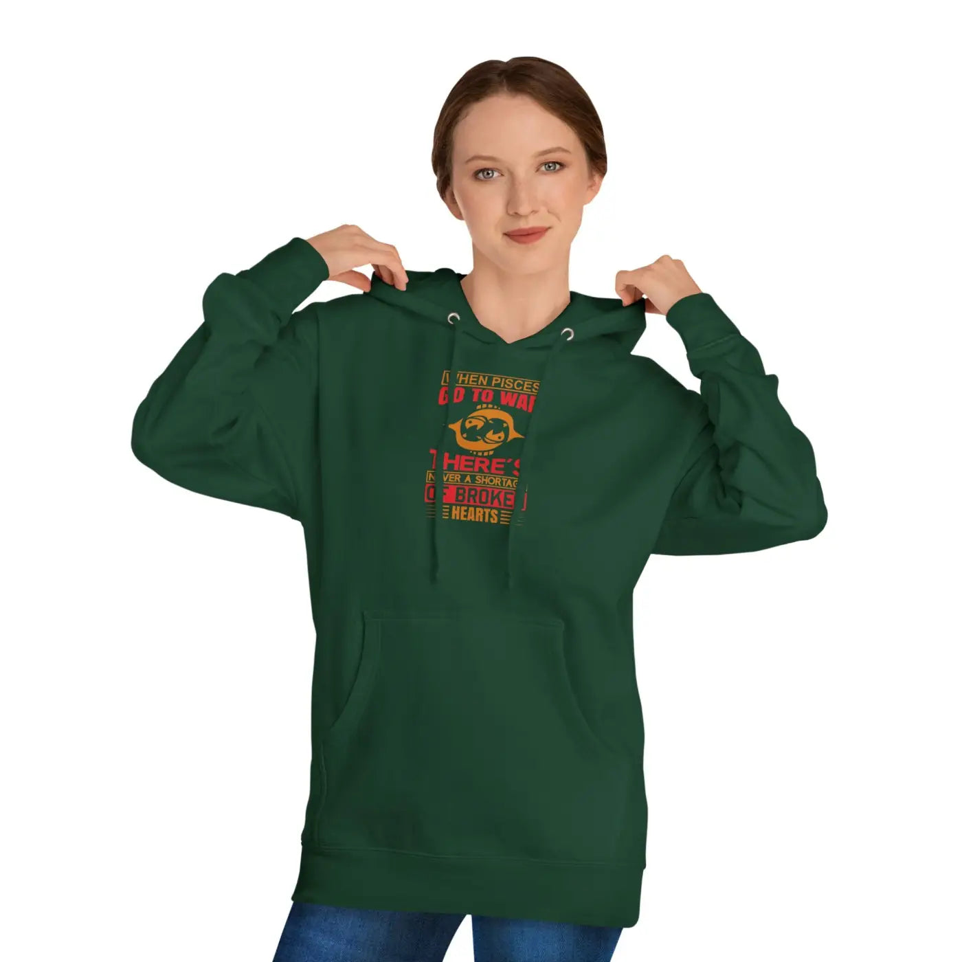 Unisex Hooded Sweatshirt - Sun Sign Pisces Custom - DipaliZ