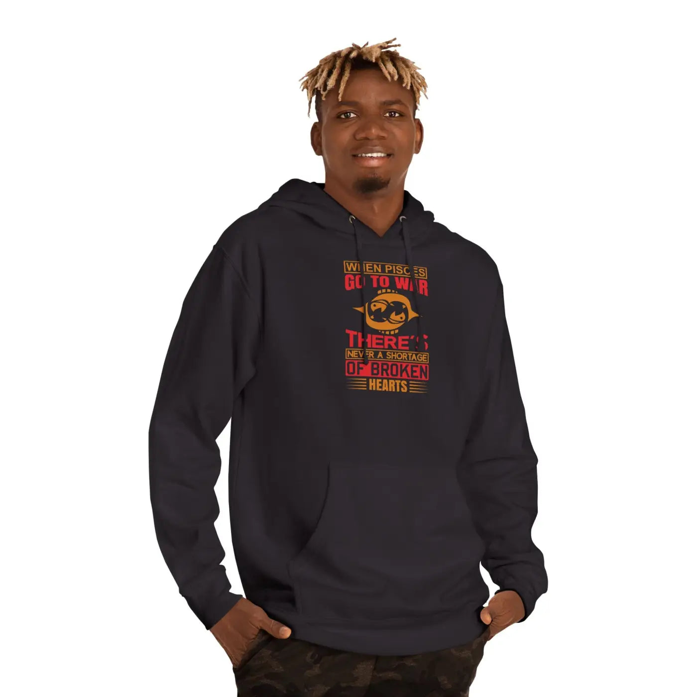 Unisex Hooded Sweatshirt - Sun Sign Pisces Custom - DipaliZ