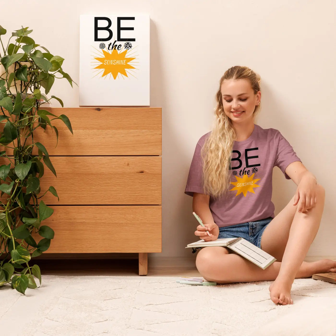 Radiant Sunshine Unisex T Shirt - Eco-Friendly Gifts - DipaliZ