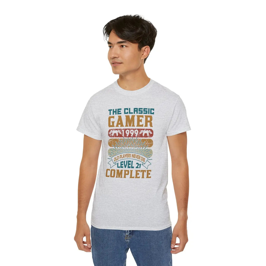 Level Up Gamer Tee - Level 2 Complete Street Style - DipaliZ