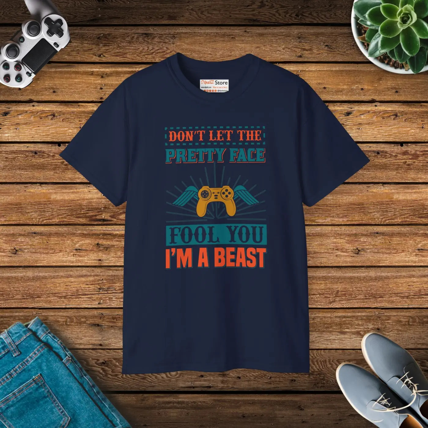 Ultra Cotton Tee - Beast Mode Gaming Apparel - DipaliZ