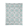 Grey Geometrical Pattern Quilt - Modern Bedding - DipaliZ