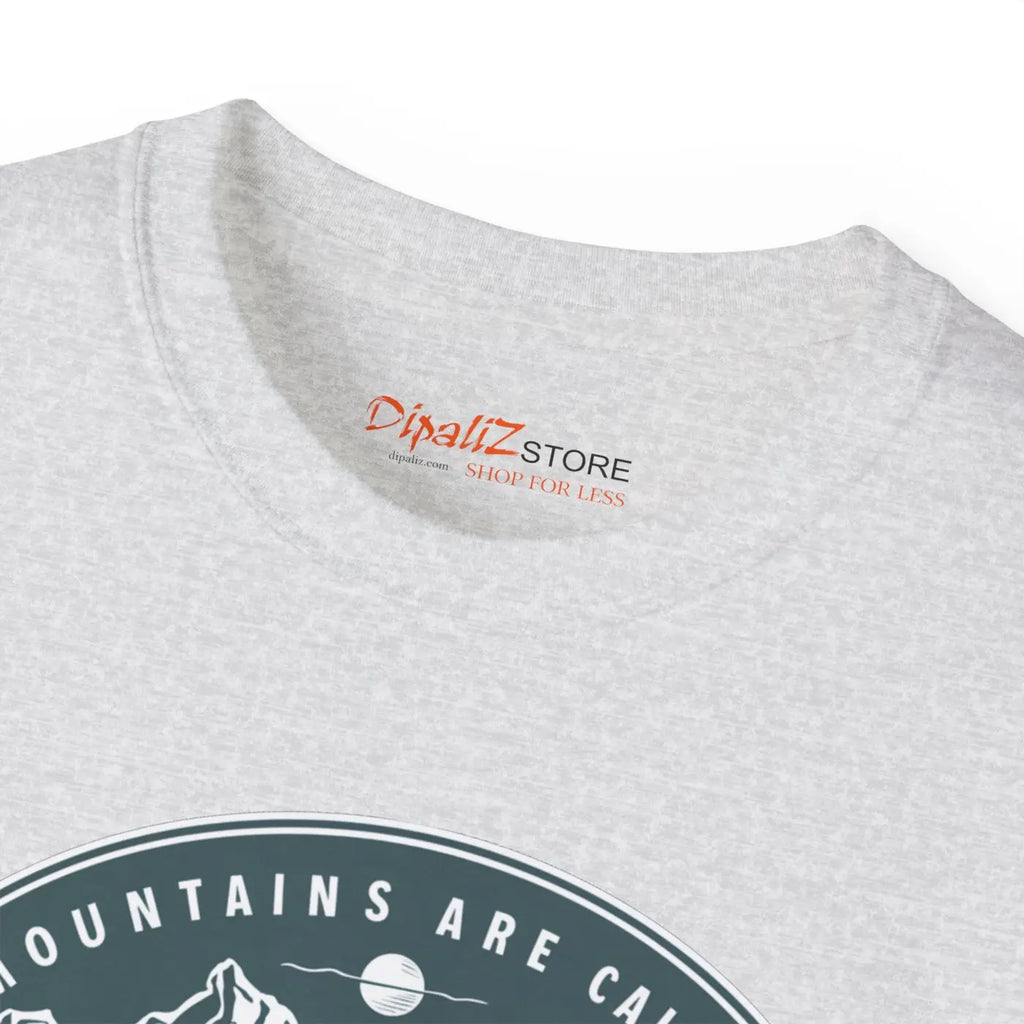 Mountains Are Calling T-Shirt - Eco-Friendly Adventure Tee - DipaliZ