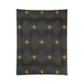 Unique Gold Pattern Comforter - Cozy Grey Bedding - DipaliZ