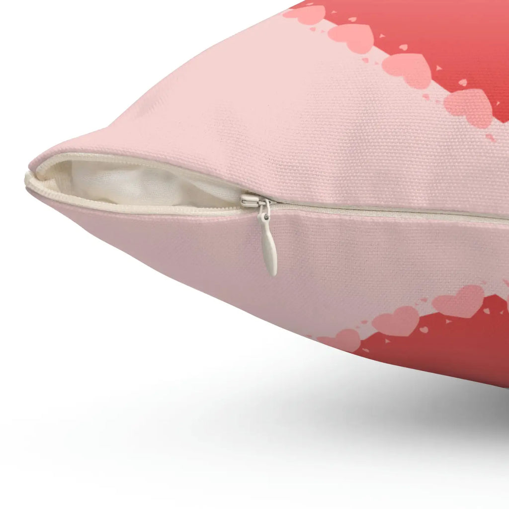 Polyester Square Pillow - Valentine Day Romance Decor - DipaliZ