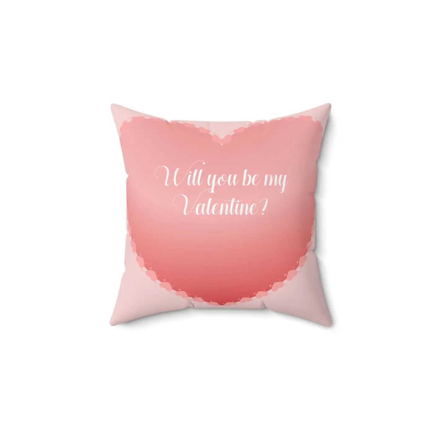 Polyester Square Pillow - Valentine Day Romance Decor - DipaliZ