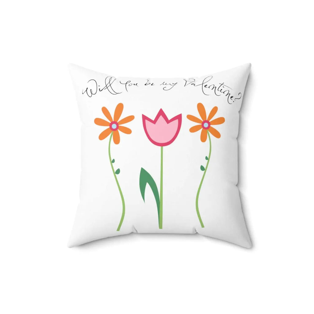Spun Polyester Square Pillow - Cozy Home Decor - DipaliZ