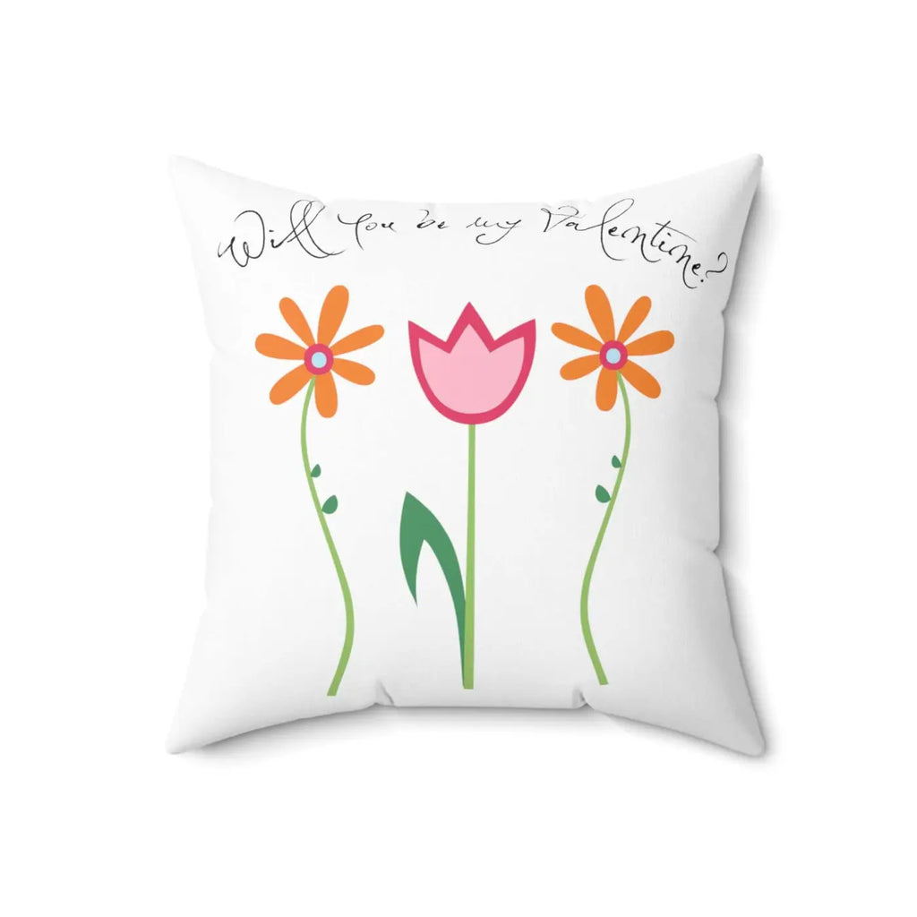 Spun Polyester Square Pillow - Cozy Home Decor - DipaliZ