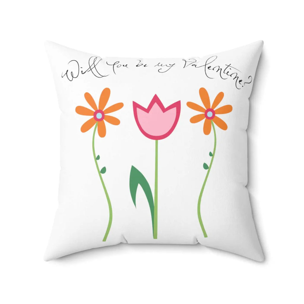 Spun Polyester Square Pillow - Cozy Home Decor - DipaliZ