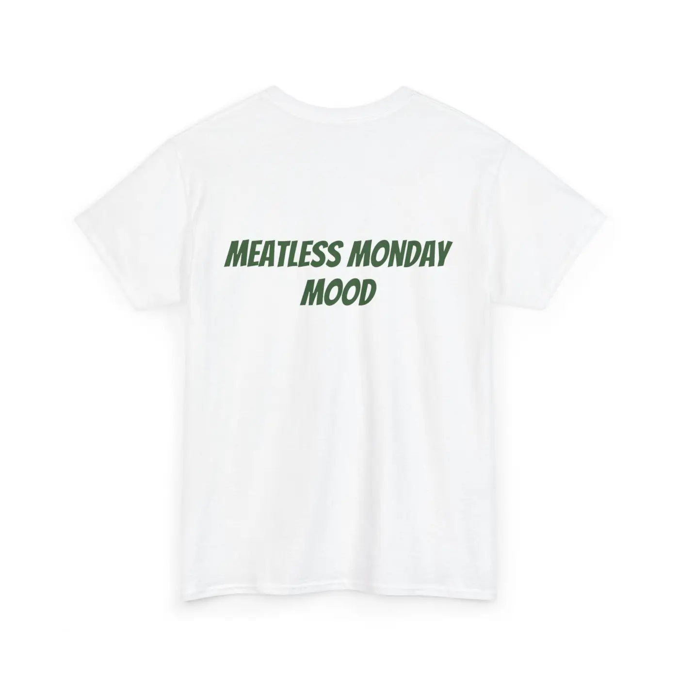 Vegan Pit Happens Heavy Cotton Tee - Guacamole Design - DipaliZ