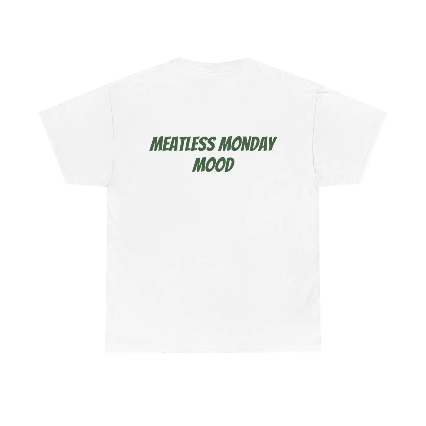 Vegan Pit Happens Heavy Cotton Tee - Guacamole Design - DipaliZ
