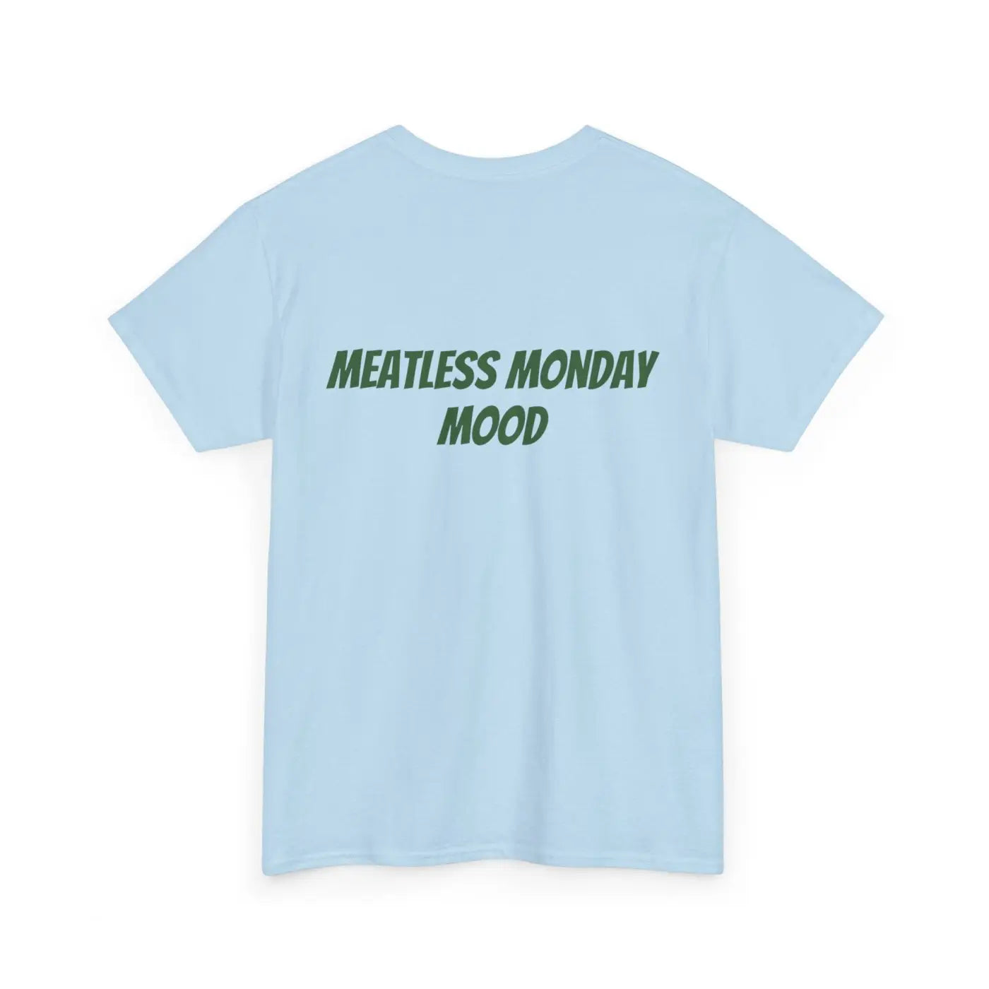 Vegan Pit Happens Heavy Cotton Tee - Guacamole Design - DipaliZ