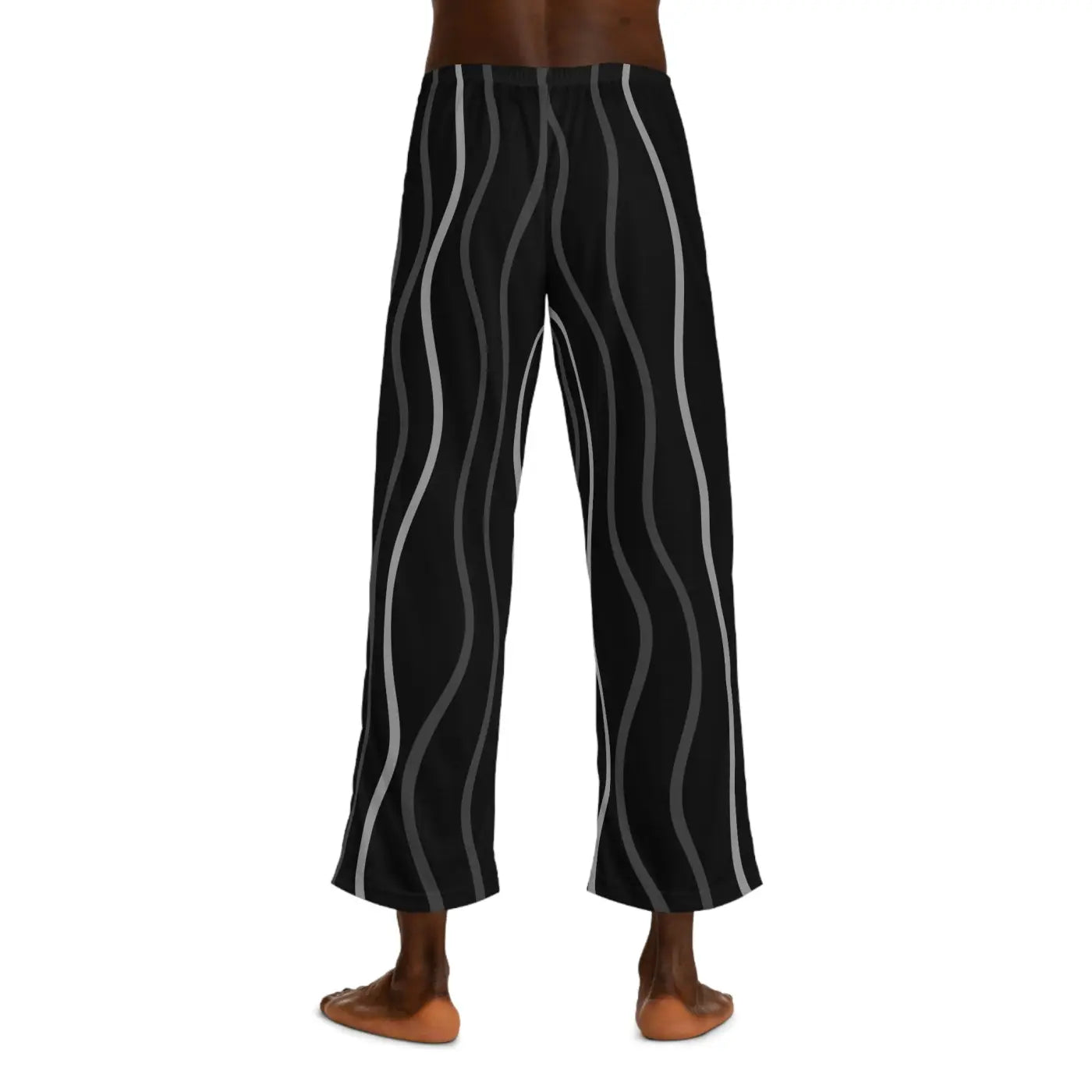 Wavy Vertical Stripe Pajama Pants - Loungewear - DipaliZ