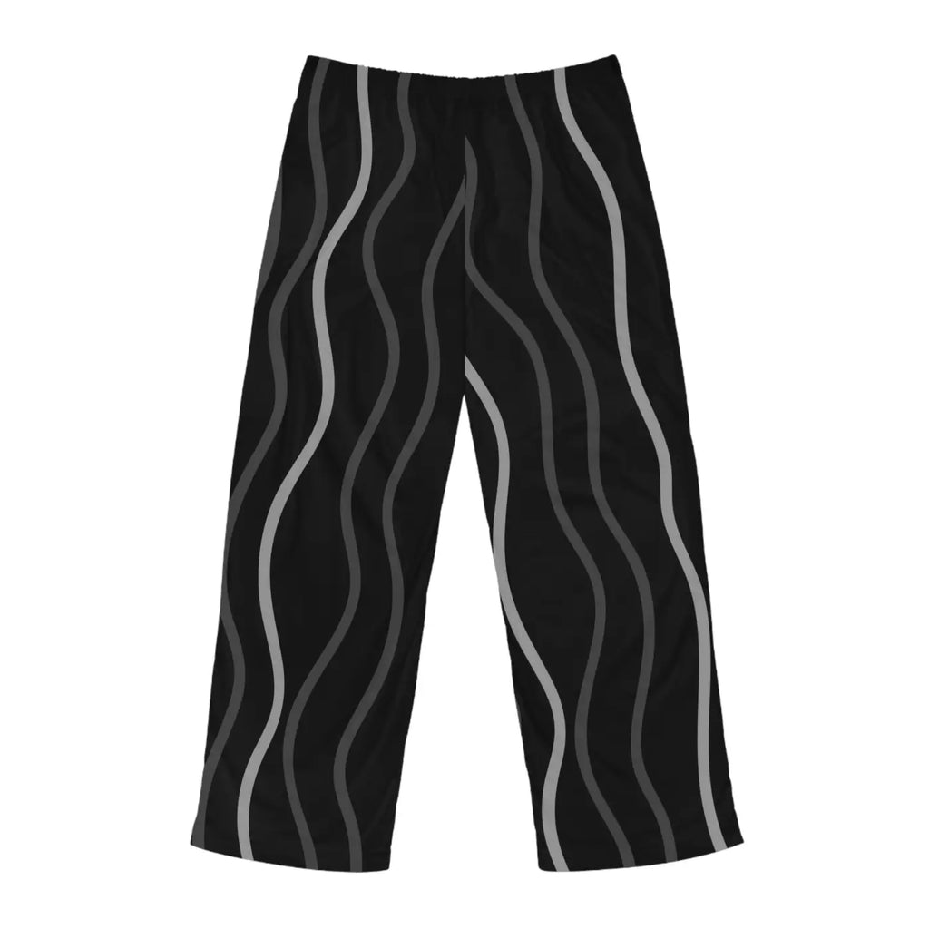 Wavy Vertical Stripe Pajama Pants - Loungewear - DipaliZ