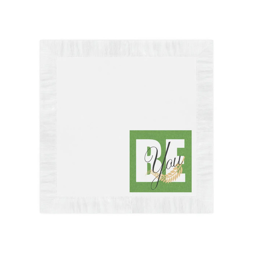 White Coined Napkins - Elegant Party Essential - DipaliZ