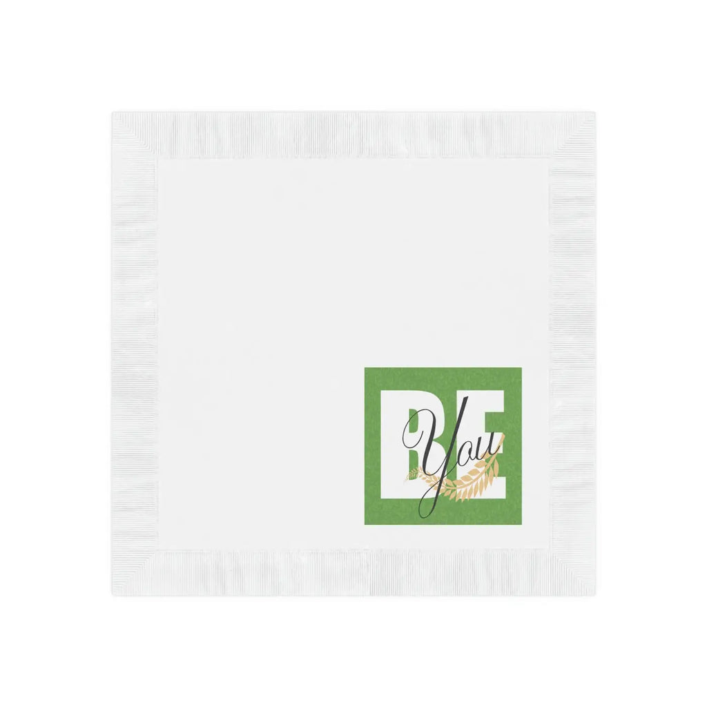 White Coined Napkins - Elegant Party Essential - DipaliZ