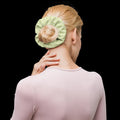 Polka Dot Scrunchie - Eco Friendly White Polka Dots - DipaliZ
