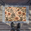 Wild Flowers Coir Coconut Fiber Doormat - Tufted Design - DipaliZ