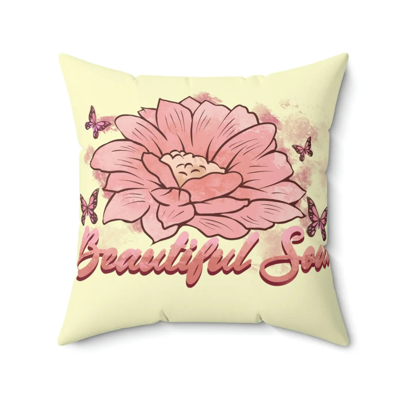 Spun Polyester Square Pillow - Modern Cozy Home Decor - DipaliZ