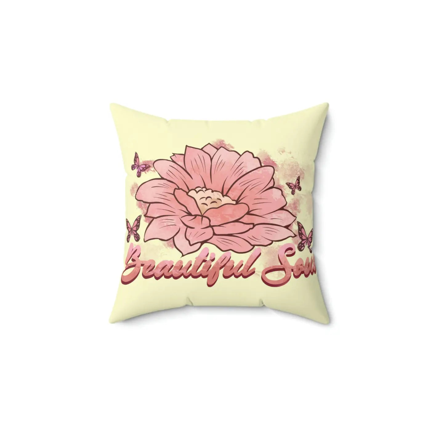 Spun Polyester Square Pillow - Modern Cozy Home Decor - DipaliZ