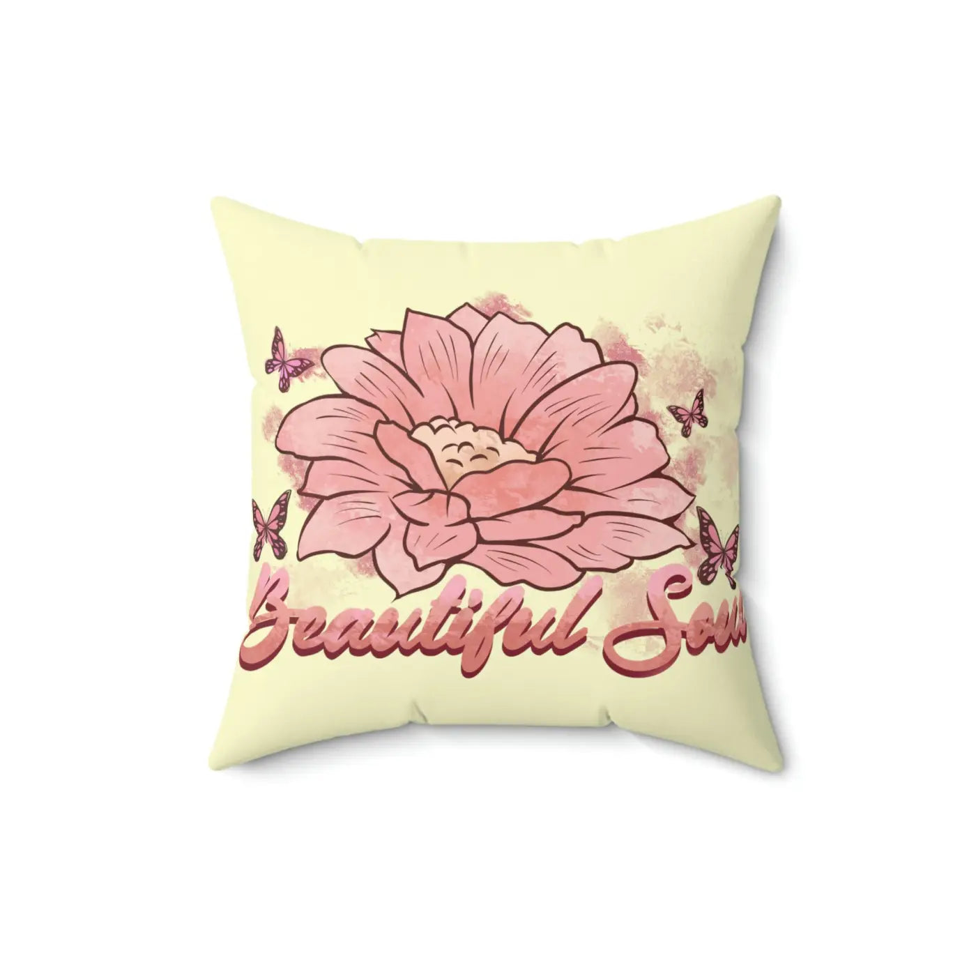Spun Polyester Square Pillow - Modern Cozy Home Decor - DipaliZ