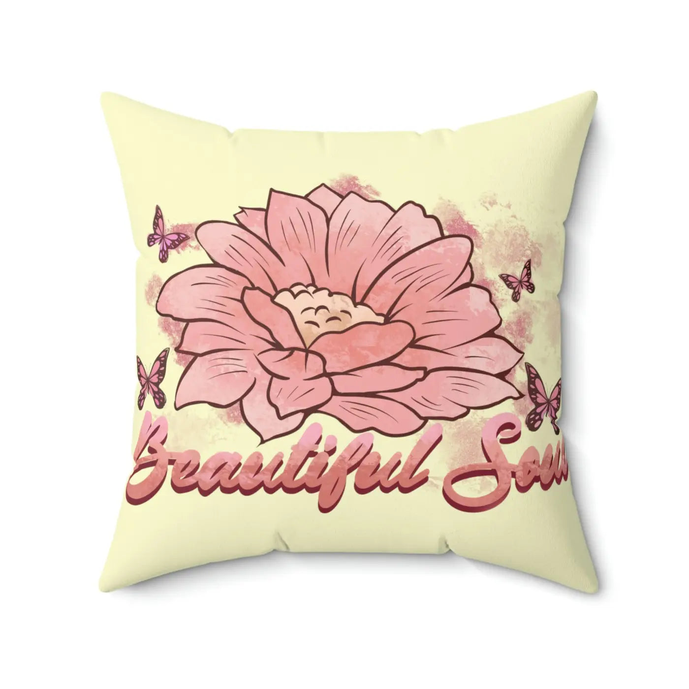 Spun Polyester Square Pillow - Modern Cozy Home Decor - DipaliZ
