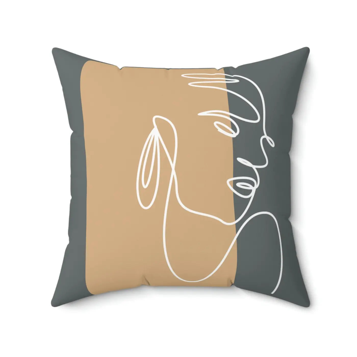Spun Polyester Square Pillow - Modern Home Comfort - DipaliZ