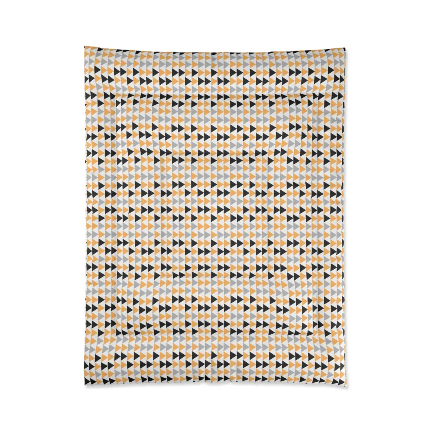 Black Triangles Comforter - Cozy Eco-Friendly Gifts - DipaliZ