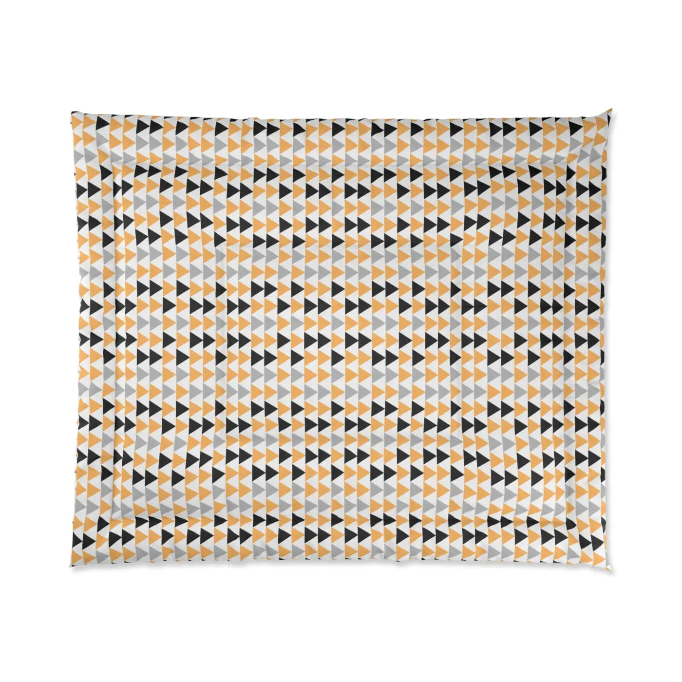 Black Triangles Comforter - Cozy Eco-Friendly Gifts - DipaliZ
