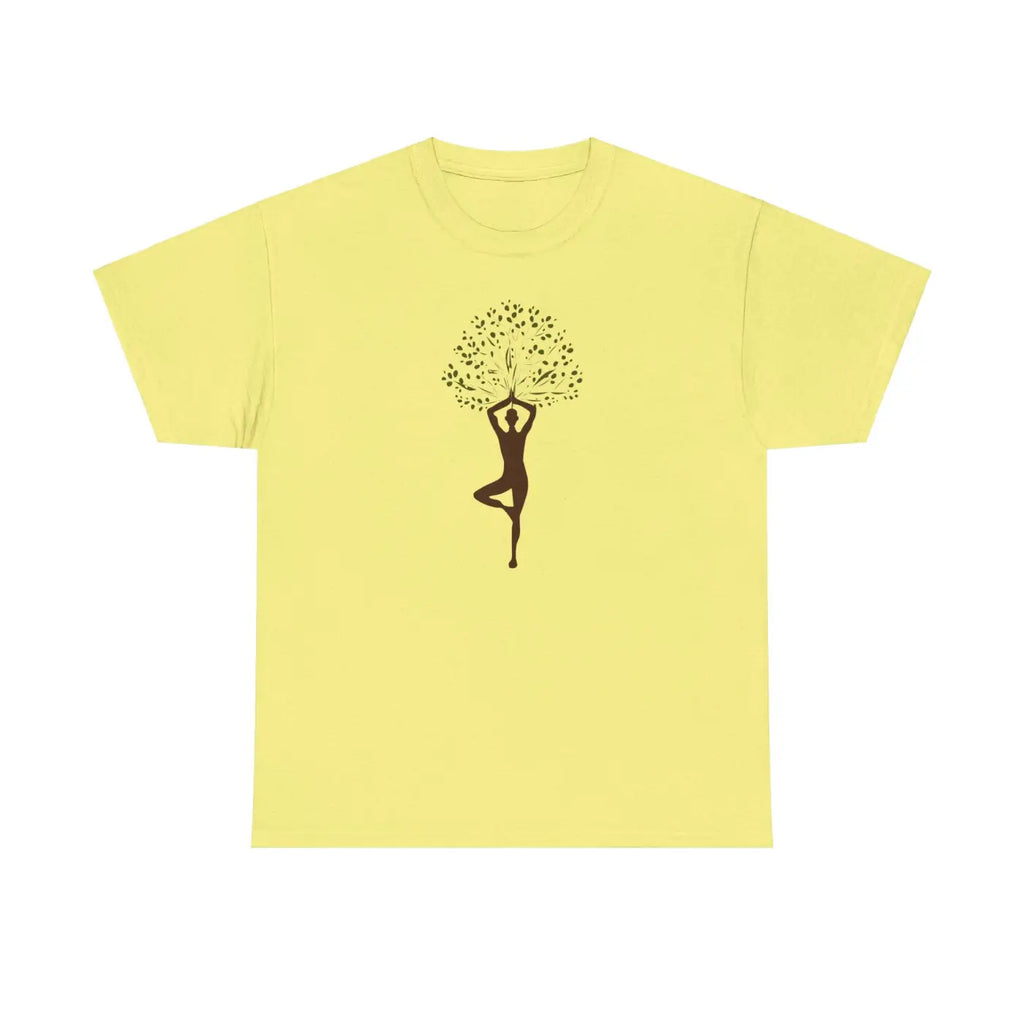 Deluxe T Shirt - Yoga and Nature Inspired - DipaliZ