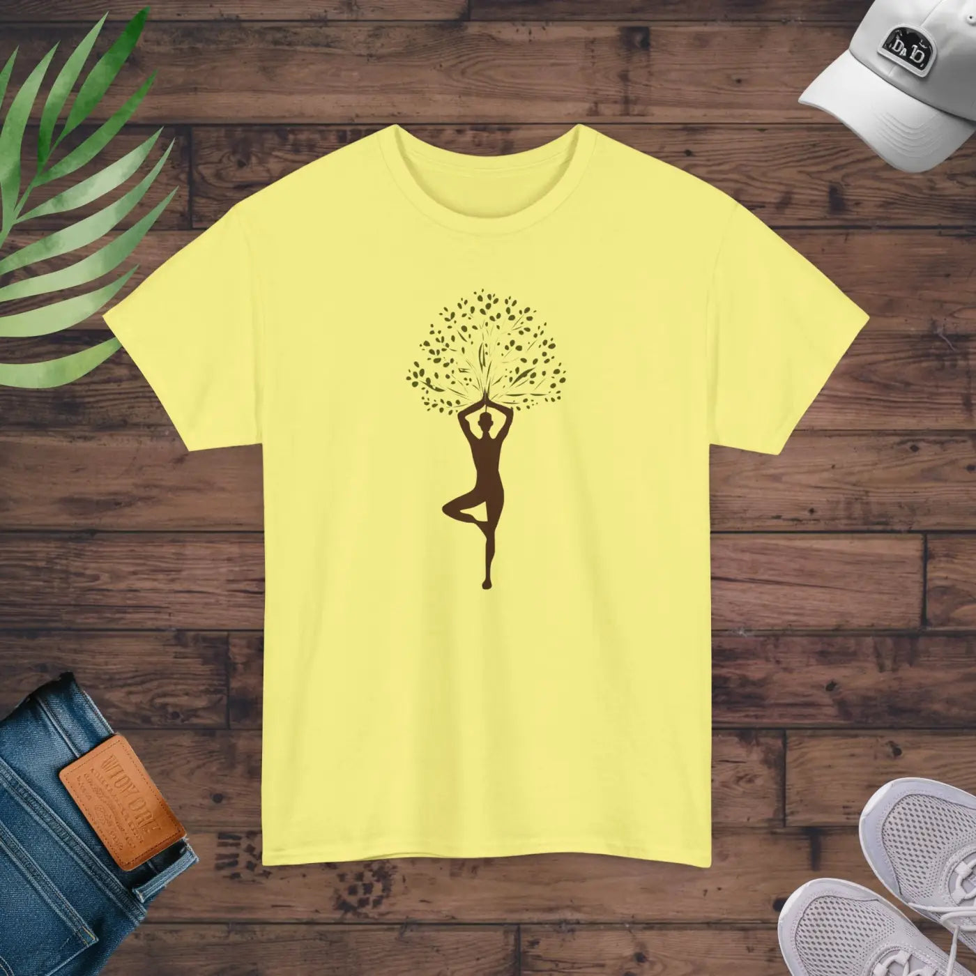 Deluxe T Shirt - Yoga and Nature Inspired - DipaliZ