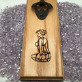 Submissive Women Wood Bottle Opener