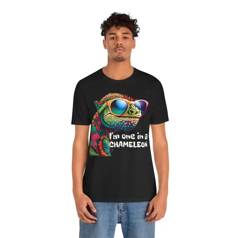 Unisex Jersey Short Sleeve Tee - One In A Chameleon - DipaliZ