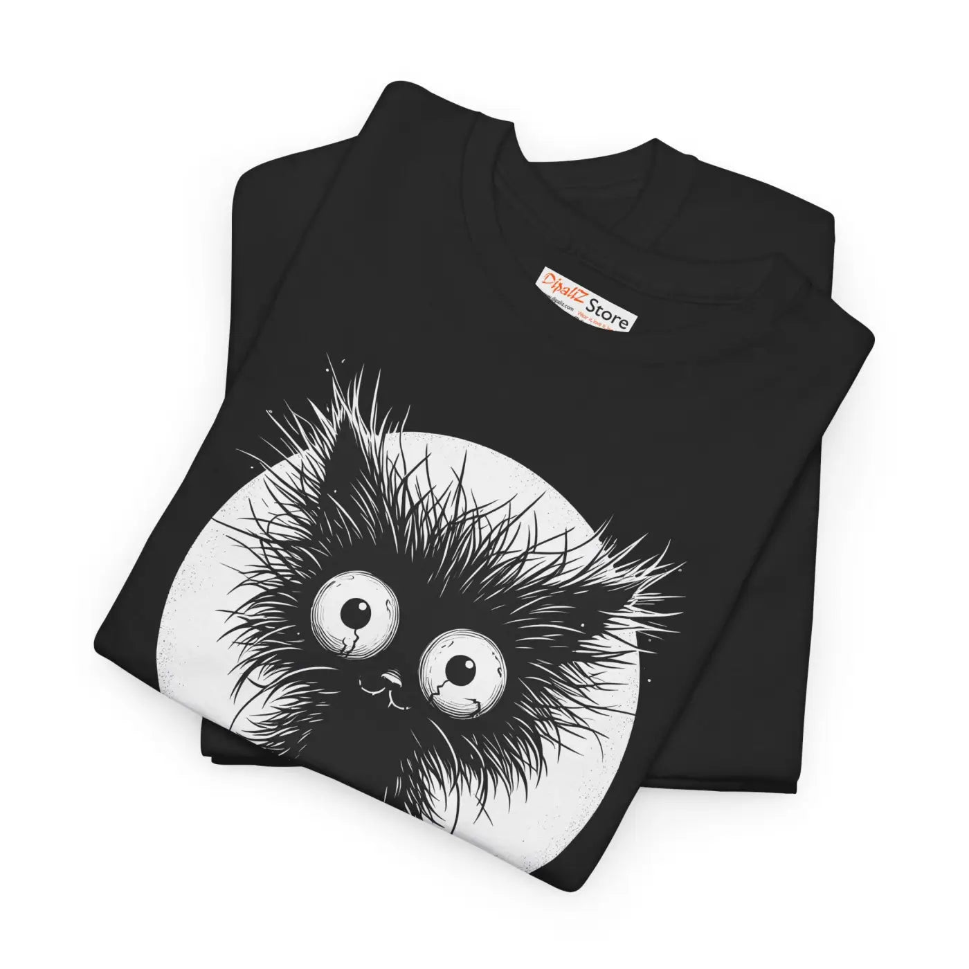 Cheeky Cat Heavy Cotton Tee - Unisex Humor Apparel - DipaliZ
