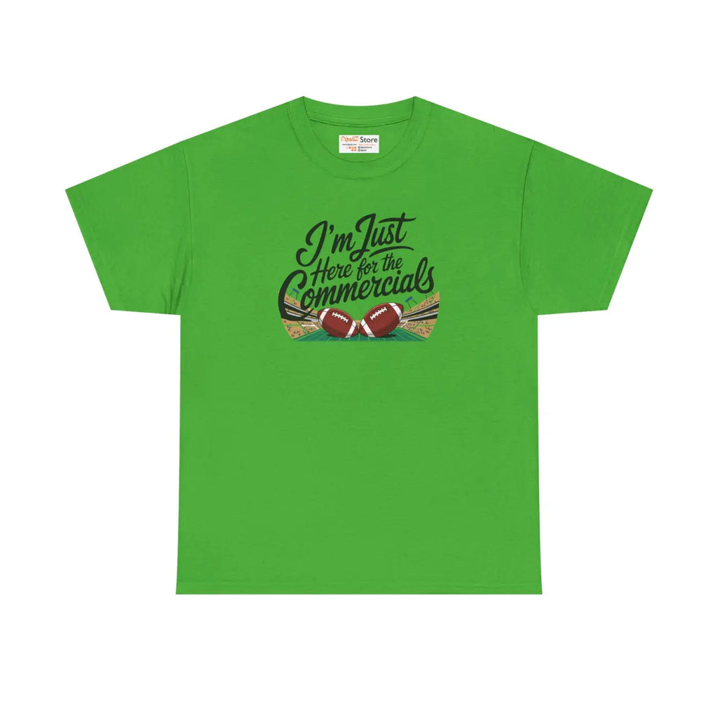 Super Football Heavy Cotton Tee - Game Day Party Shirt - DipaliZ