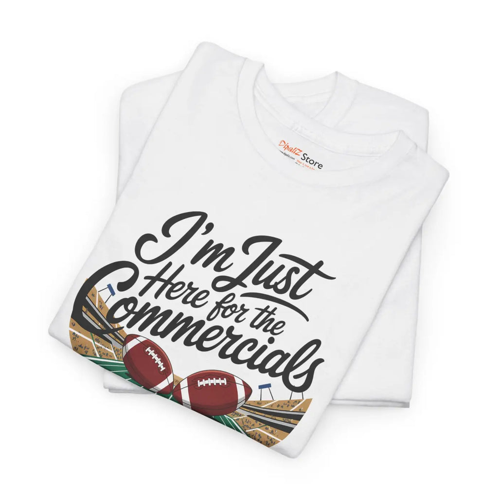 Super Football Heavy Cotton Tee - Game Day Party Shirt - DipaliZ