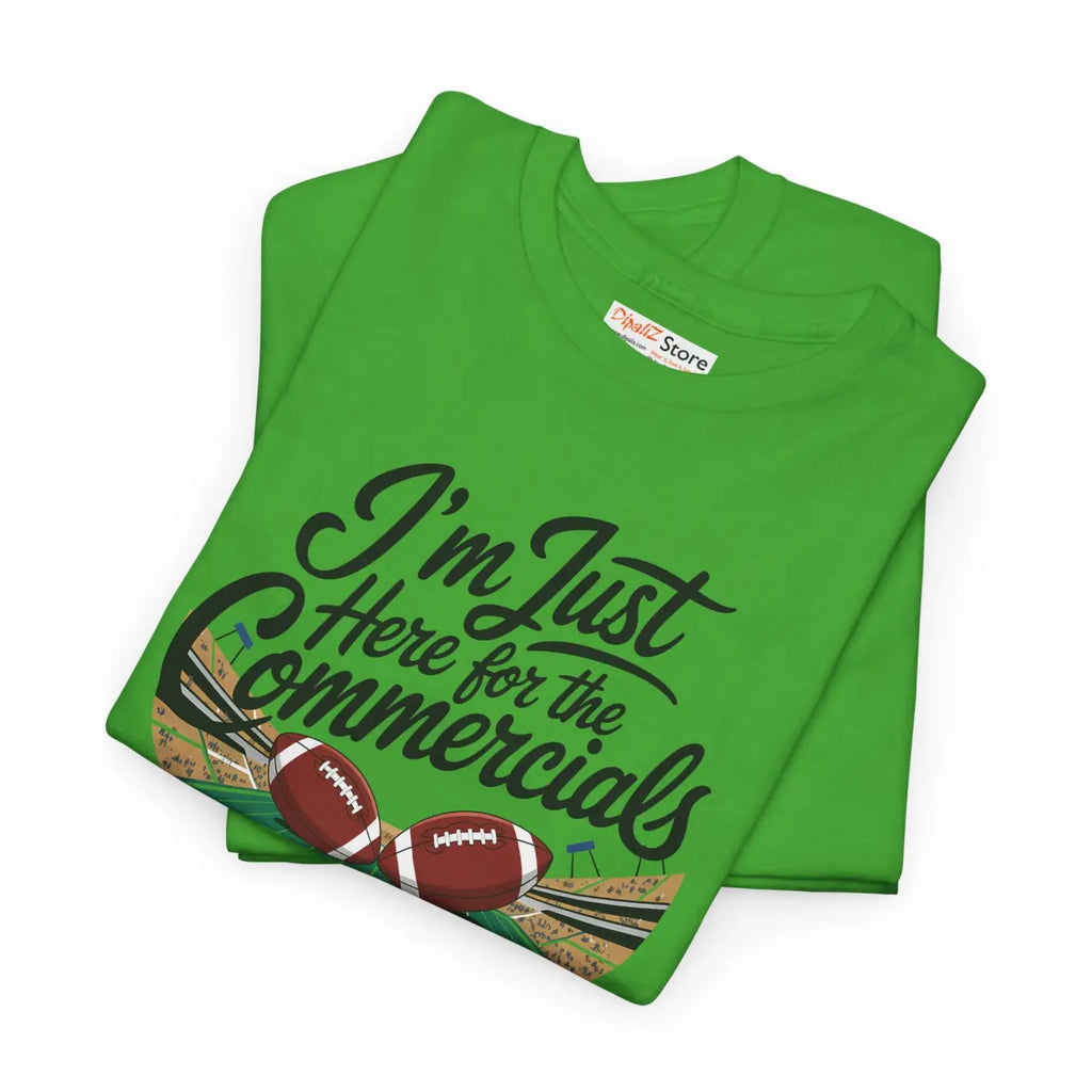 Super Football Heavy Cotton Tee - Game Day Party Shirt - DipaliZ